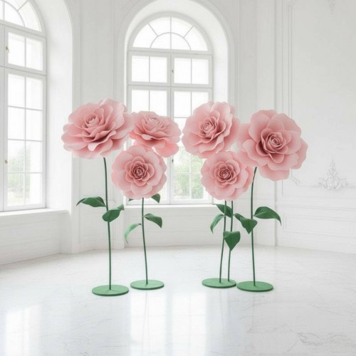 Ростовой цветок "Роза" из дизайнерской бумаги (цвет любой по договоренности)